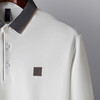 14LP3717114LP37171【双面含桑蚕丝】罗蒙男士绣花polo衫男长袖t恤男春秋男士polo衫 商品缩略图6