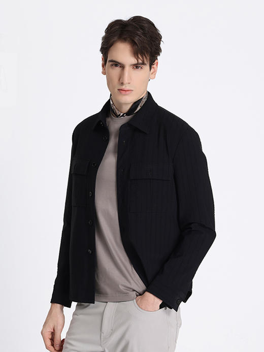 callisto黑色锦纶混纺夹克 STFEJ265C 商品图2