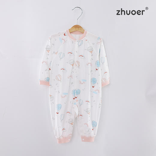 【纯棉贴身连体衣】卓儿婴儿衣服宝宝春秋长袖打底衫新生儿哈衣舒适 商品图6