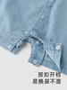 英氏男宝短袖连体衣夏季防晒凉感爬服婴儿连身衣牛仔YRHBJ2Q350A 商品缩略图3