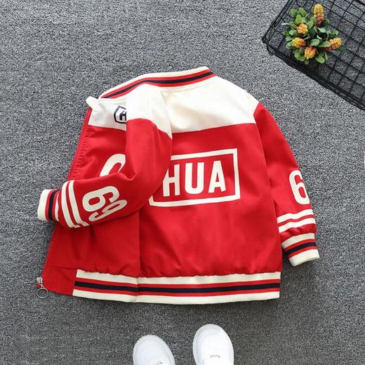 儿童装男童春秋款夹克男宝宝男孩春季洋气冲锋上衣休闲运动外套 商品图1