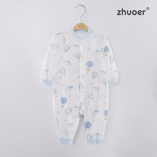【纯棉贴身连体衣】卓儿婴儿衣服宝宝春秋长袖打底衫新生儿哈衣舒适 商品图7