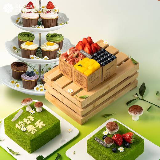 【花开有期·特惠套餐】2份4.5吋下午茶软忌廉+6粒装纸杯蛋糕+春日四宫格 商品图0