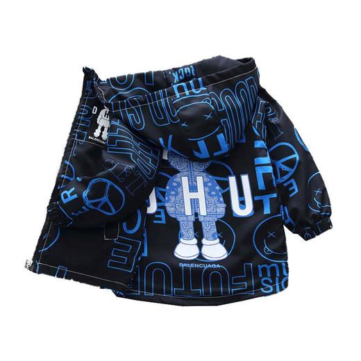 男童连帽1春装外套2024新款春秋韩版中大儿童12宝宝洋气夹克潮 商品图3