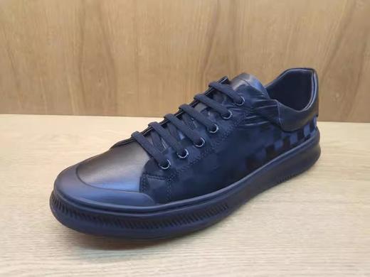 2022春季豪行男鞋12135173舒适休闲平底系带单鞋青年拼色板鞋正品 商品图0