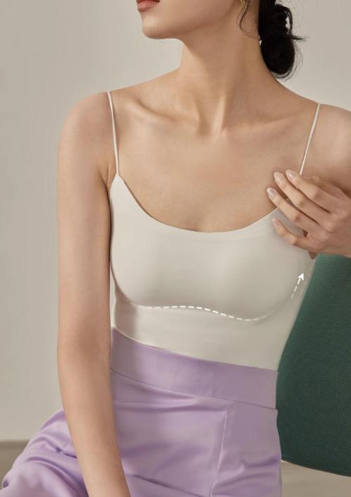 老米优品/超细吊带! 一字抹胸好实穿！《U型一字型短款美背背心裹胸》软糯到哭~~ 商品图1