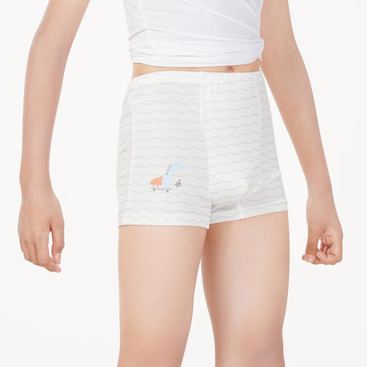 都市丽人眯雅佳基础系列纤柔绵男童内裤男童人棉童装内裤平角裤平角男童内裤JK4B04 商品图2