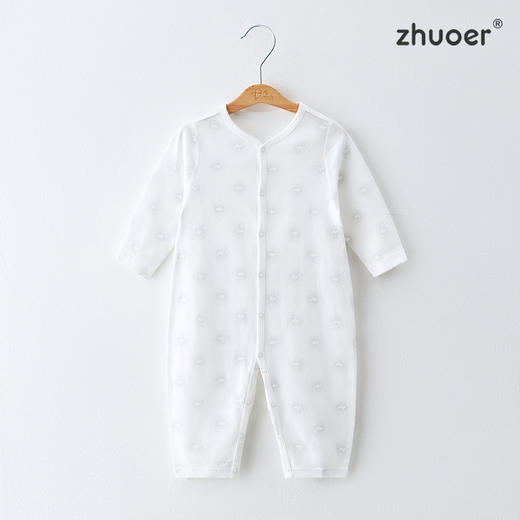 【纯棉贴身连体衣】卓儿婴儿衣服宝宝春秋长袖打底衫新生儿哈衣舒适 商品图11