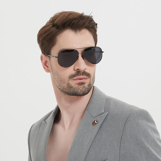 【CL6513】ZERSER姿森偏光太阳镜男士户外蛤蟆镜防紫外线司机开车墨镜 商品图0