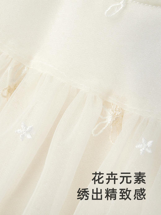 英氏婴儿连体衣可爱女宝网纱公主裙蛤夏装哈衣2024新款YRHBJ2Q365A 商品图2