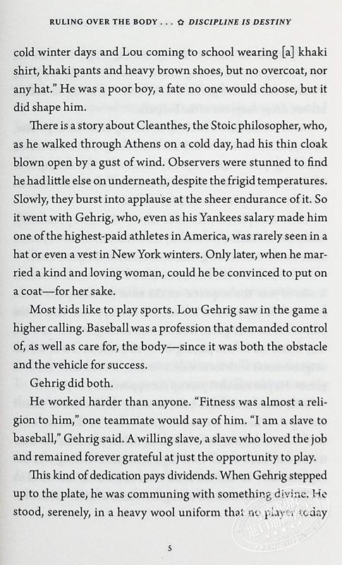 【中商原版】纪律就是命运 自我控制的力量 Discipline is Destiny Power of Self-Control 英文原版 Ryan Holiday 斯多葛哲学 商品图7