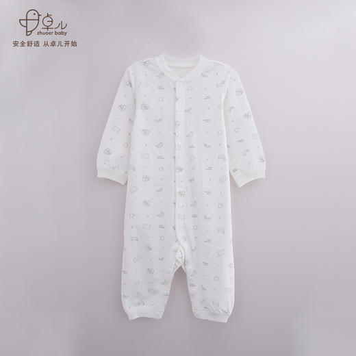 【纯棉贴身连体衣】卓儿婴儿衣服宝宝春秋长袖打底衫新生儿哈衣舒适 商品图9