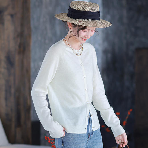 【前200名现货】下单2件立减10元||100%羊毛无缝一体 针织开衫 商品图4