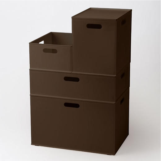 Ｎ（Ｗ）塑料收纳篮QUARTER -DBR 商品图6