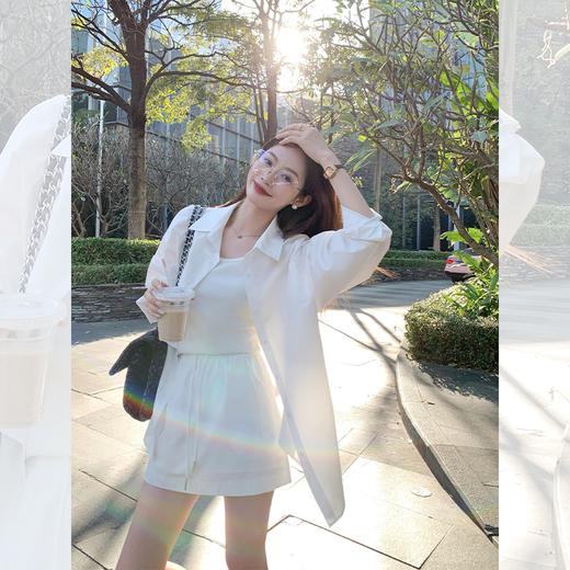 <曾小咸推荐> 【青春派对】衬衫+短裙 套装 商品图0