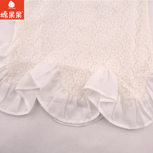 棉果果夏季女童无袖蕾丝连衣裙M222702419326 商品图4