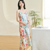 剩S/M 米思阳2026春季新款优雅气质印花吊带裙修身无袖搭配连衣裙女0396 商品缩略图2