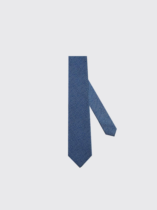 callisto蓝色桑蚕丝领带 FSCTE051T 商品图0