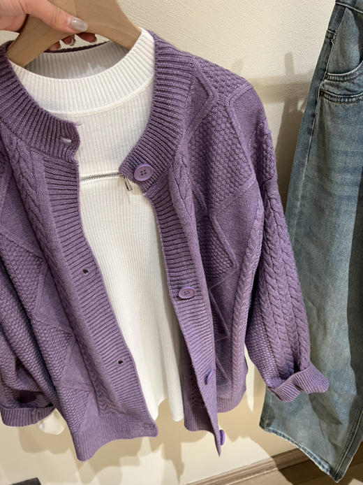 薰衣草开衫 商品图4