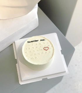 MANMADE | ins风日历款简约生日蛋糕（进口动物奶油）