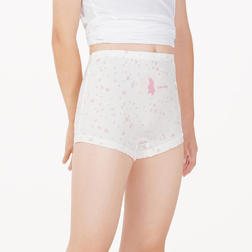 都市丽人眯雅佳基础系列纤柔绵女童内裤女童人棉童装内裤平角裤平角女童内裤JK4201 商品图2