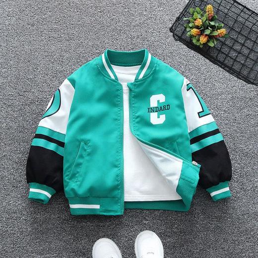 男童外套春秋款韩版中大童装男孩夹克运动服2024春季新款儿童上衣 商品图2