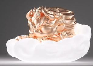 福福贴贴良缘神灯玫瑰金 商品图0