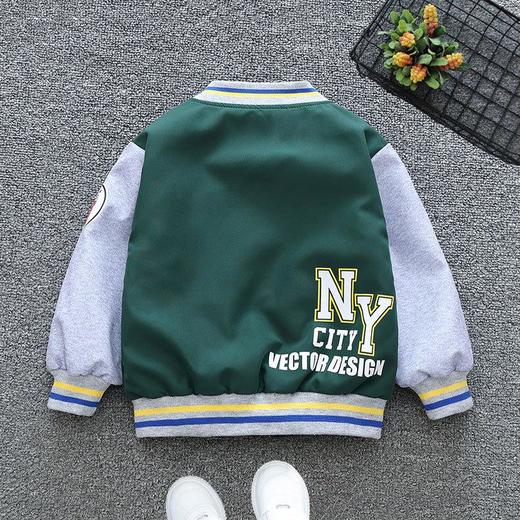 男童外套春秋装2024新款儿童装洋气卡通夹克上衣中大童时髦棒球服 商品图4