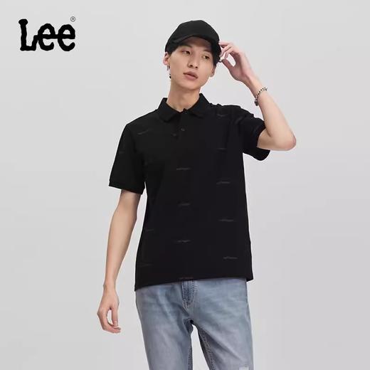 Lee商场同款24早春新品标准版Logo男短袖polo衫休闲LMT007473203470K11000 商品图0