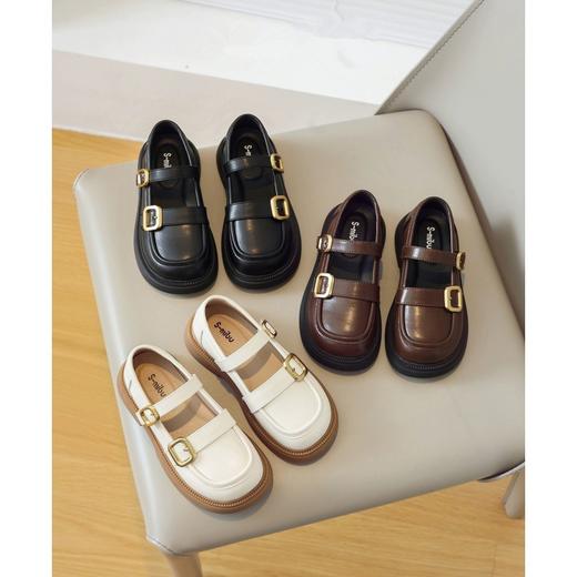 【洋气好看❗️软皮公主小皮鞋】轻盈软糯，透气舒适，新款复古轻便软底玛丽珍演出鞋子 商品图1