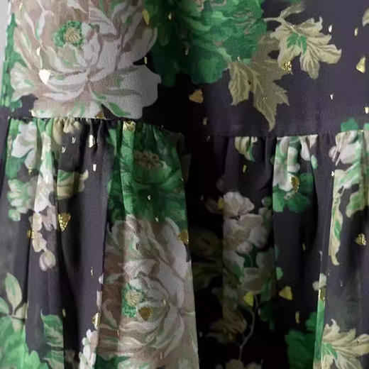 裁缝学苑AS203新款茶歇法式长裙森系碎花吊带连衣裙纸样女装裙子版型 商品图4