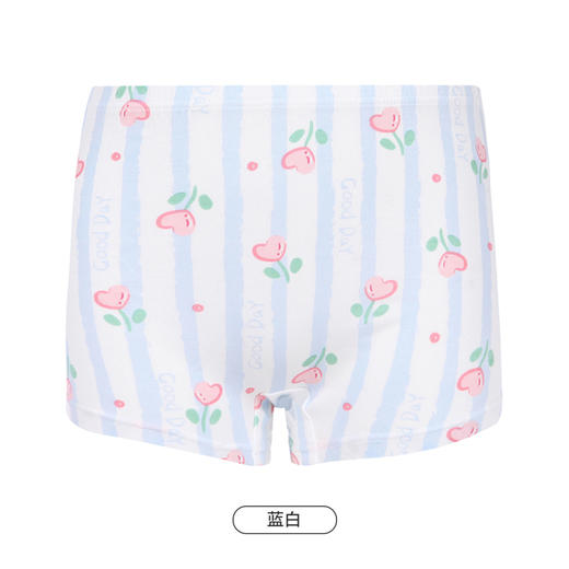 都市丽人眯雅佳基础系列纤柔绵女童内裤女童人棉童装内裤平角裤平角女童内裤JK4201 商品图10