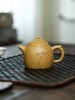 【青山特惠】宜兴原矿精品手工 段泥刻绘秦权紫砂壶 200cc 商品缩略图0