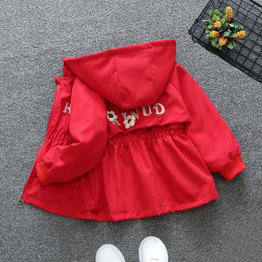 女童外套儿童冲锋衣2024春装女宝宝春秋款韩系外衣男童薄款上衣潮 商品图0