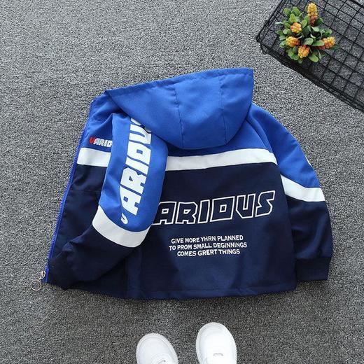 男童外套春装2024新款中大童春秋儿童夹克男孩薄款洋气风衣韩版潮 商品图1