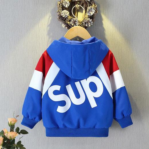 男童潮牌连帽卫衣外套春秋2024新款儿童薄款帅气春装男孩炸街上衣 商品图0