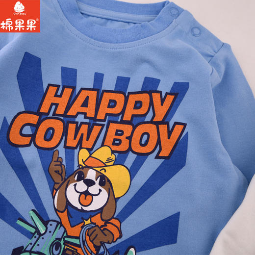 棉果果春秋款男童长袖T恤M112140218077 商品图4