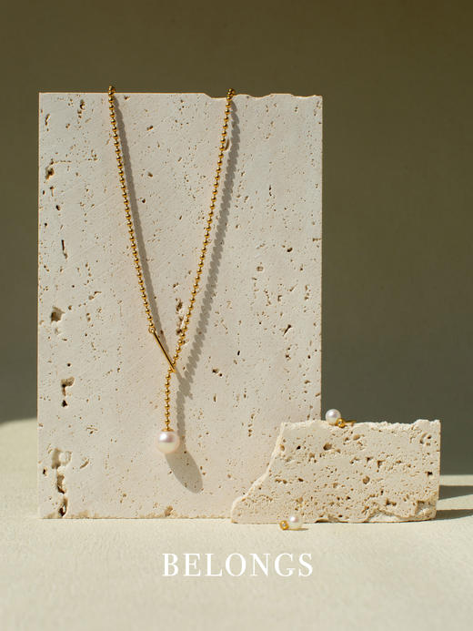 北京仓｜Eva Strepp-Scala-韵律流淌 珍珠 项链（金色）［德国设计师］ 商品图2