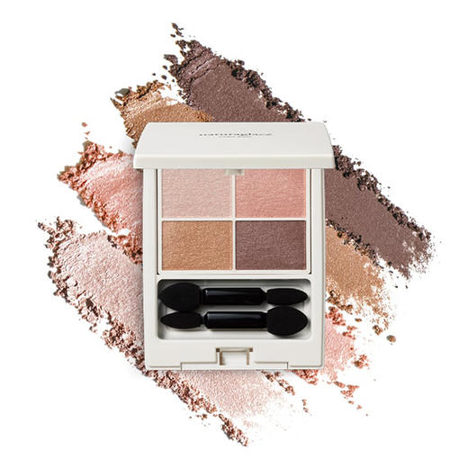 NaturaGlace天然矿物植物持妆四色珠光眼影盘孕妇彩妆 商品图6