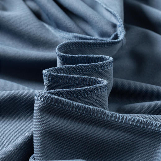 【撞色领】罗蒙春秋男士仿丝光polo衫男长袖t恤男商务男士polo衫长袖 商品图9