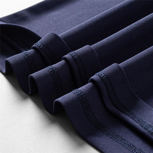 【撞色领】罗蒙春秋男士仿丝光polo衫男长袖t恤男商务男士polo衫长袖 商品图9