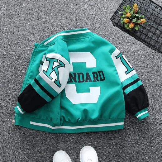 男童外套春秋款韩版中大童装男孩夹克运动服2024春季新款儿童上衣 商品图0