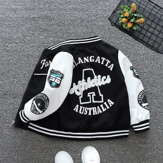 男童外套2024春装新款韩版洋气男孩上衣儿童帅气春秋款薄款夹克潮 商品图0