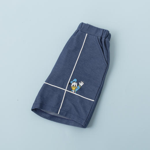 【商城同款】迪士尼新款夏季男童唐老鸭潮帅短裤232DK0530 商品图6