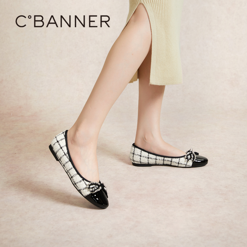 千百度春浅口单鞋A24161031