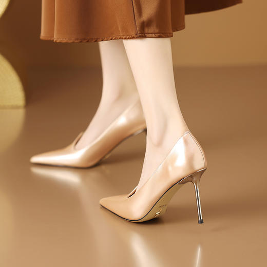 【预售5天】性感百搭，里外全皮爆款铁跟单鞋XC&S150 商品图4