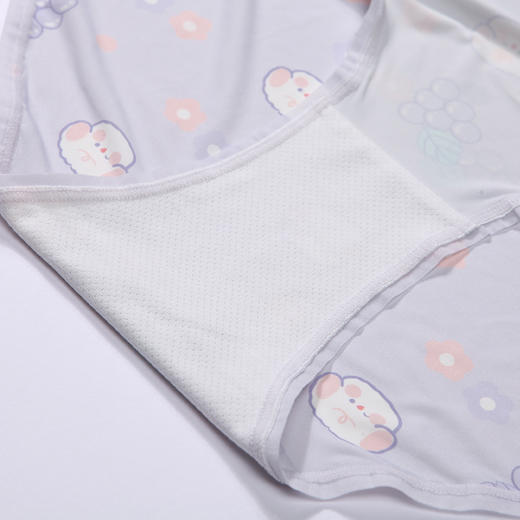 都市丽人基础系列薄透丝滑内裤女锦泳女士内裤速干低腰三角内裤LK43A2 商品图8