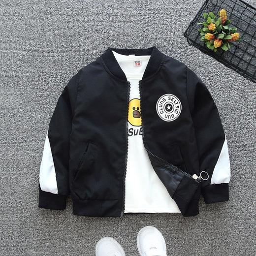 2024新款男童洋气春装中大童儿童装超酷棒球服春秋季休闲开衫外套 商品图3