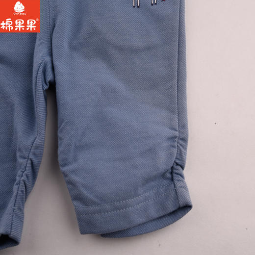 棉果果夏季女童七分针织牛仔裤M222201419328 商品图1