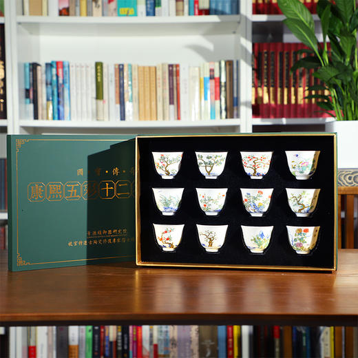 康熙五彩十二花神杯，一月一杯，风雅至极【G】 商品图5